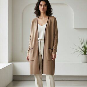 Charter Club Camel Cardigan. Warm camel HTHR. Oct Fashion. Size M